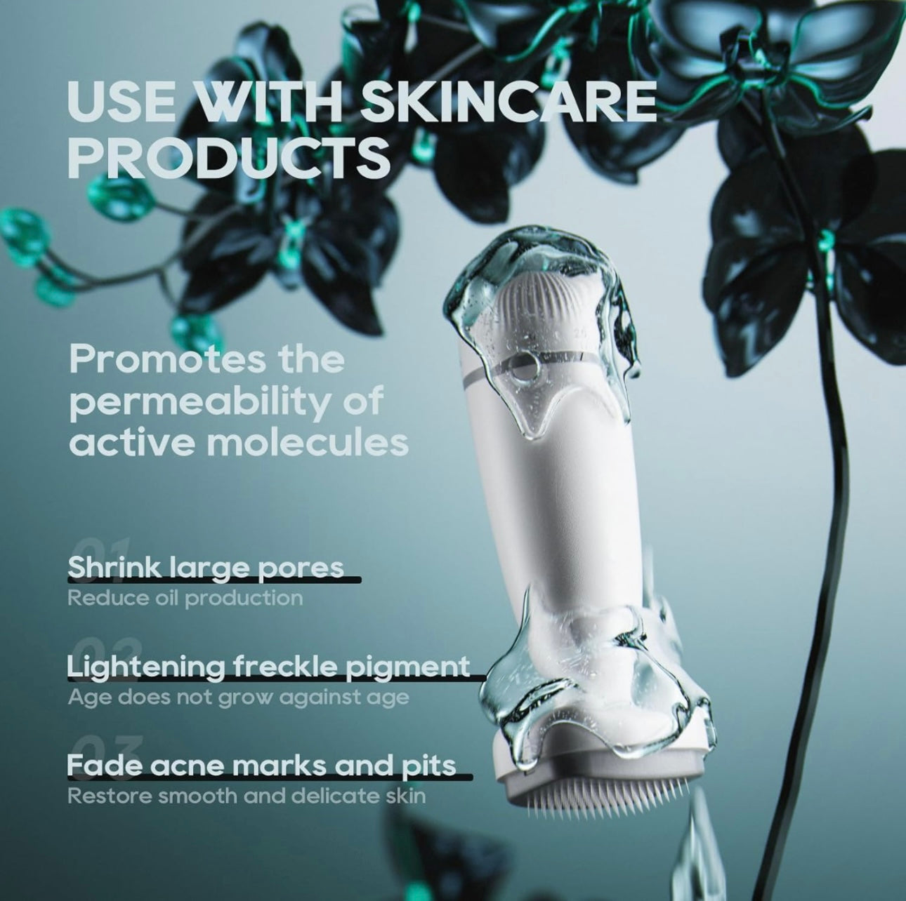 Titanium Microneedling Derma Stamp - 0.25mm Adjustable